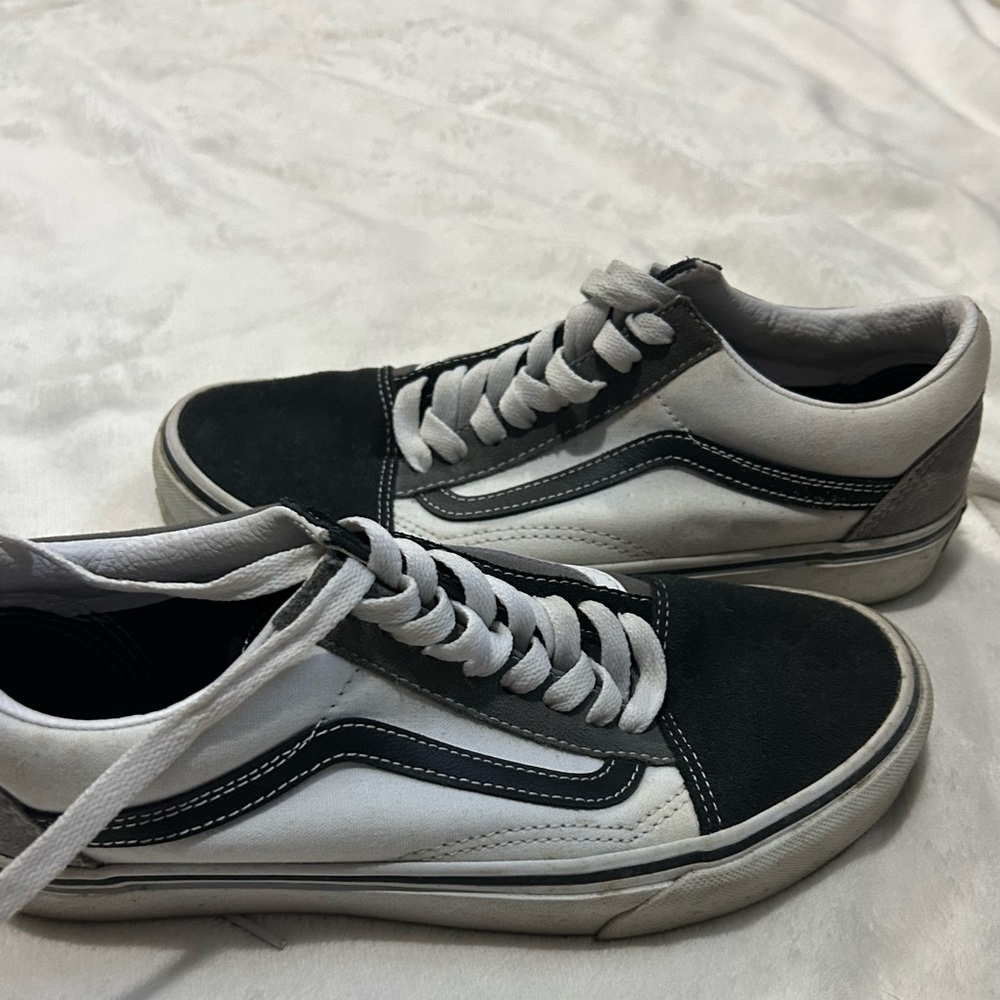 Vans Old Skool Mix & Match Black,
White & Grey Skate Shoes (Women’s)